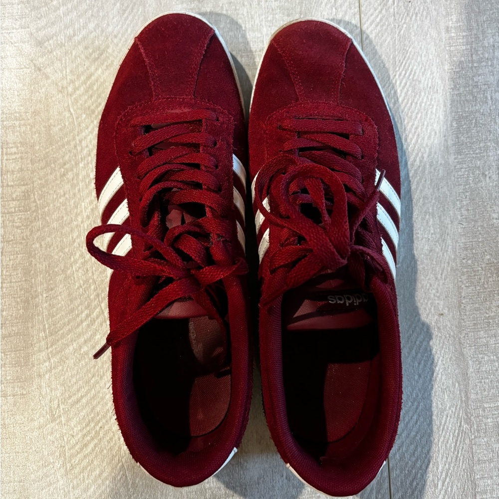 Adidas Burgundy Neo Courtset Sneakers